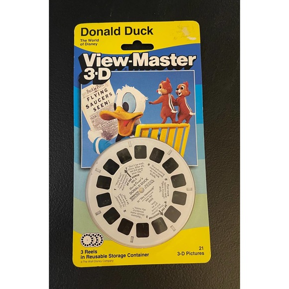 View-Master 3D Reels Donald Duck Sealed NWT 3005 '89 - Picture 1 of 3